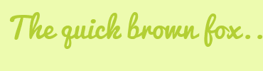 Image with Font Color B3CF35 and Background Color EDFBAF